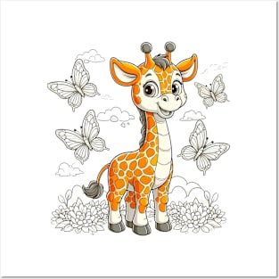 Delightful Giraffe Posters and Art